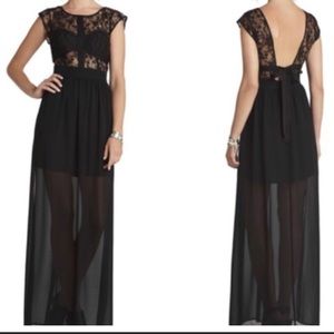 BCBGeneration Lace Maxi Dress